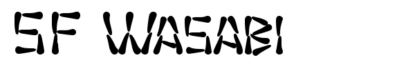 SF Wasabi font preview